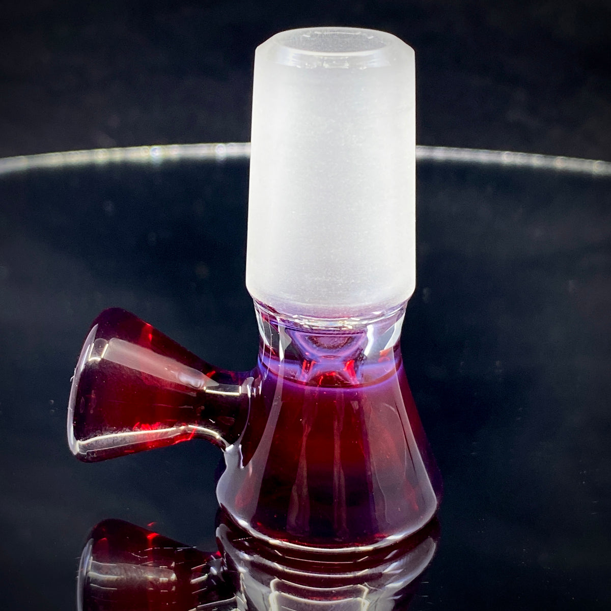 DC Glass Arts Cone Handle 18mm Single Hole Slide