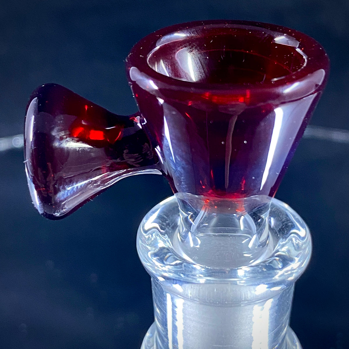 DC Glass Arts Cone Handle 14mm Single Hole Slide