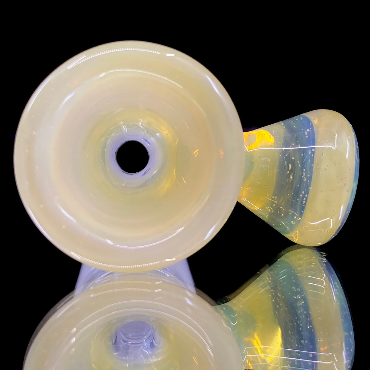 DC Glass Arts Cone Handle 18mm Single Hole Slide