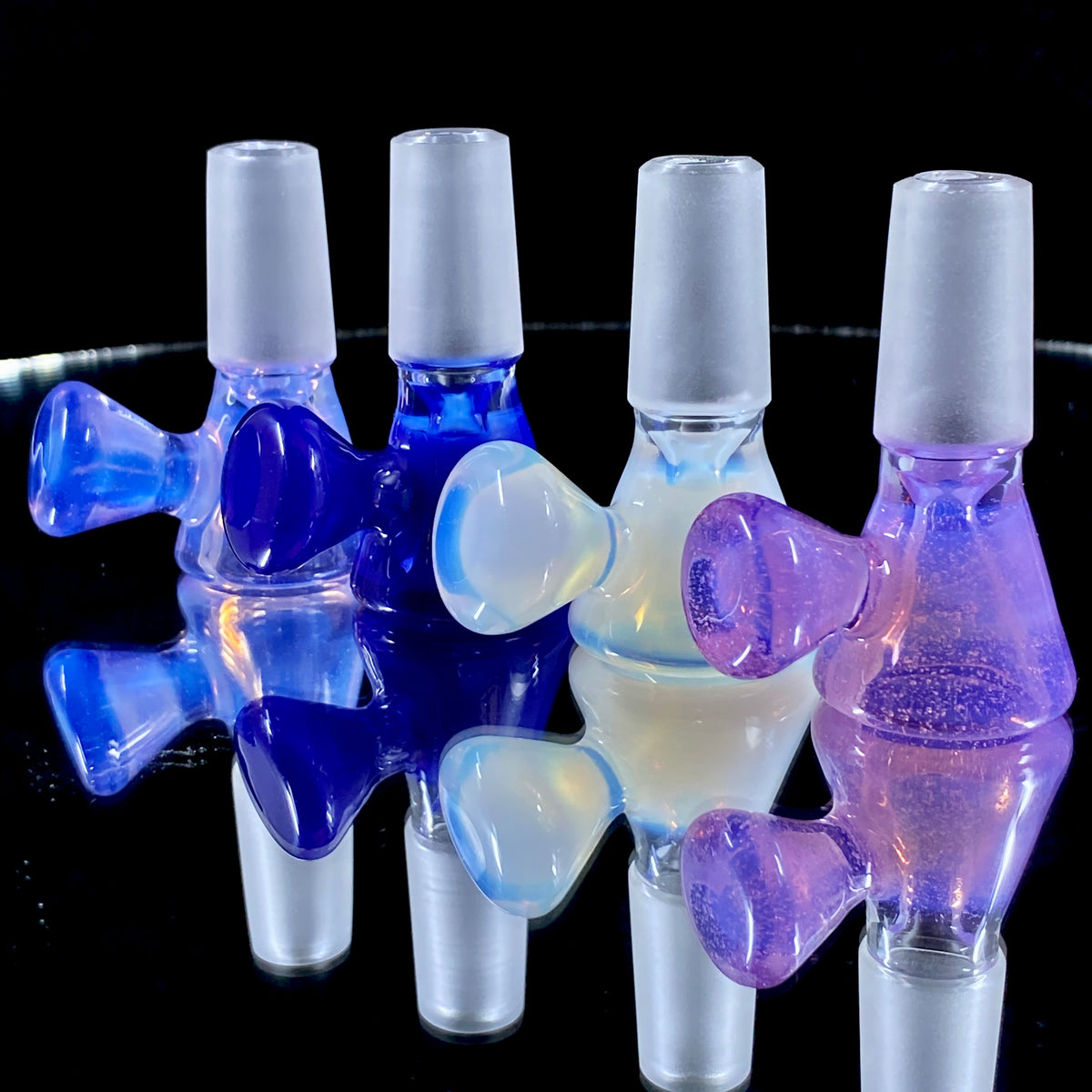 DC Glass Arts Cone Handle 14mm Single Hole Slide