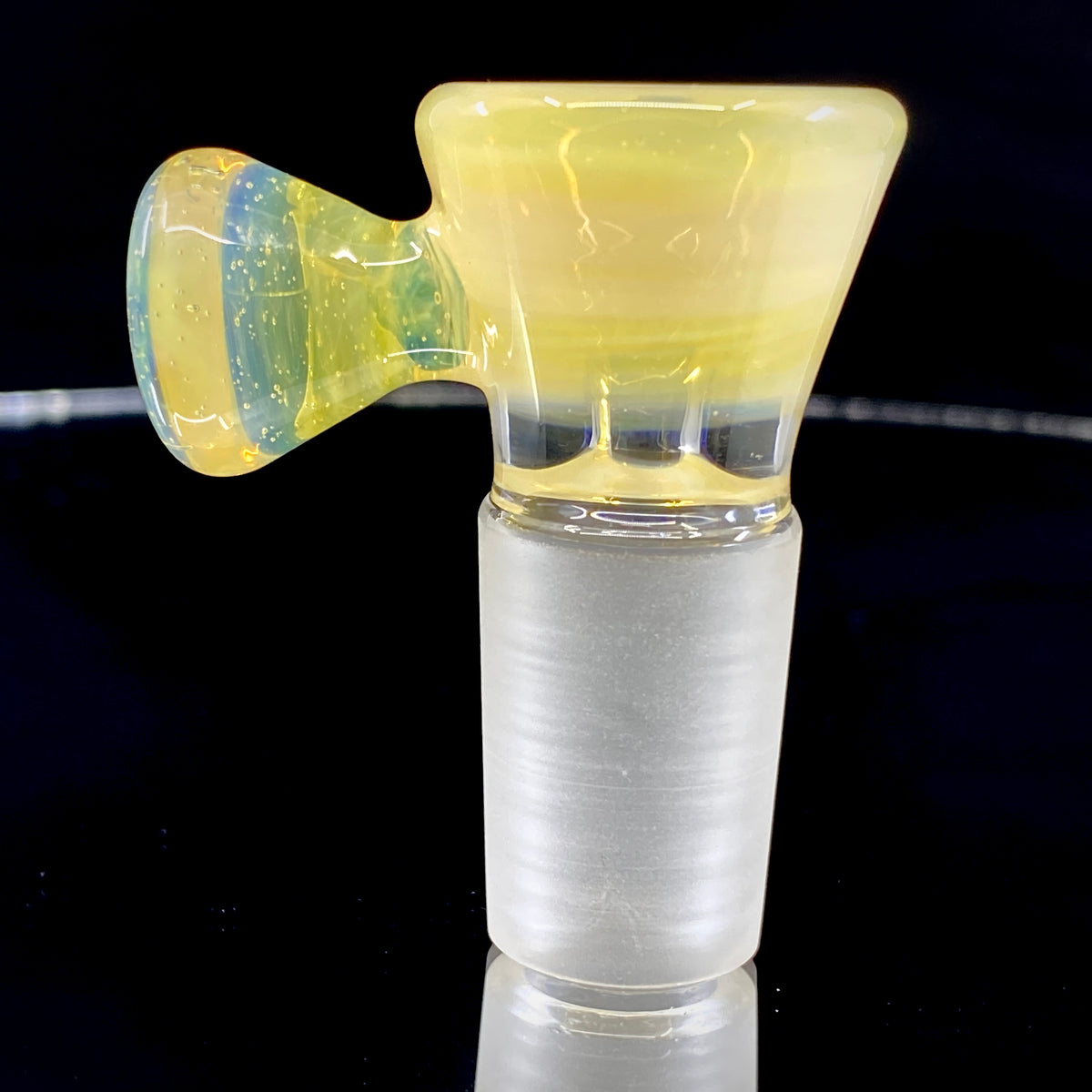 DC Glass Arts Cone Handle 18mm Single Hole Slide