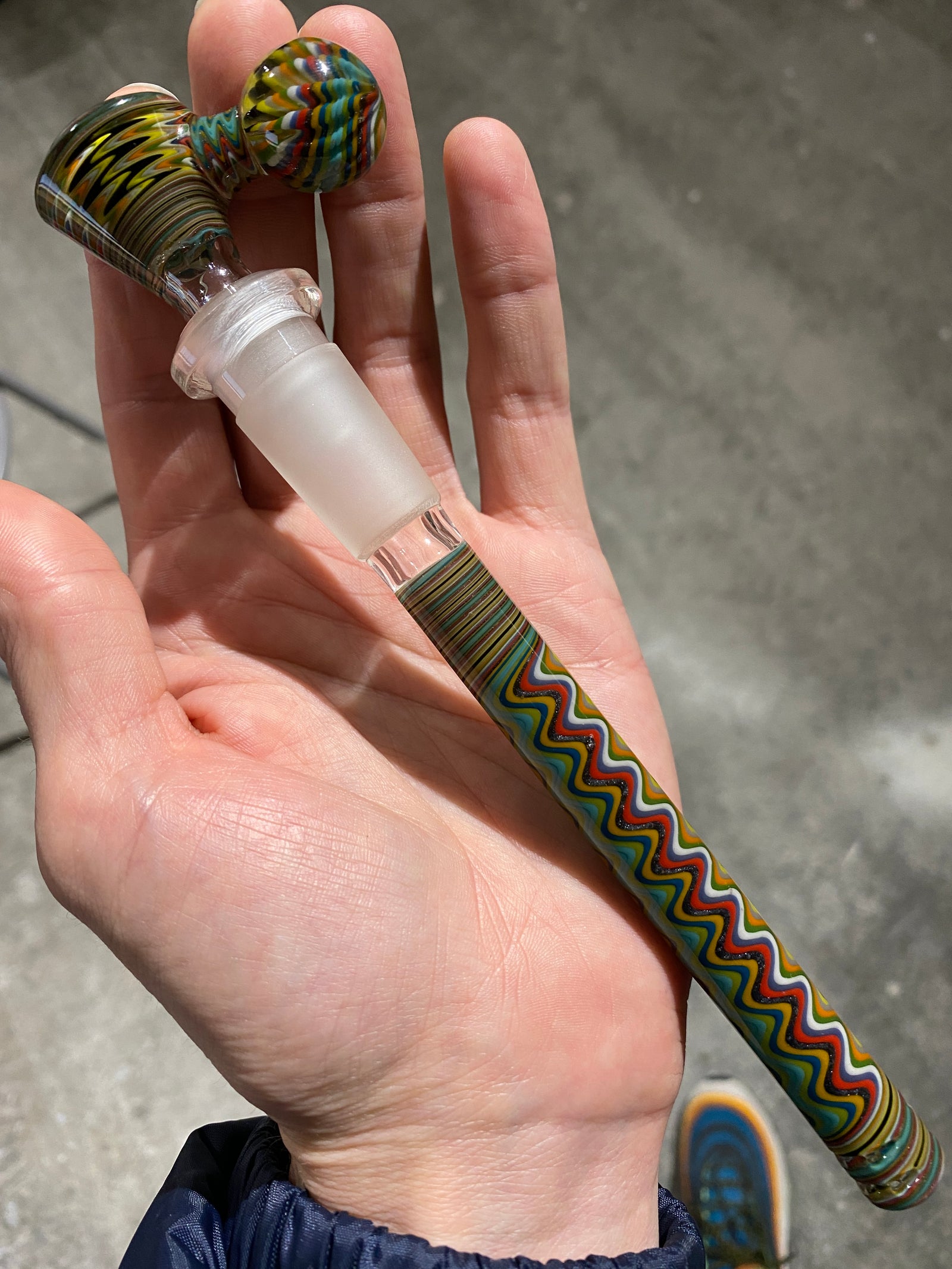 Worked Slide and Downstem Set with Stock Factory Joints