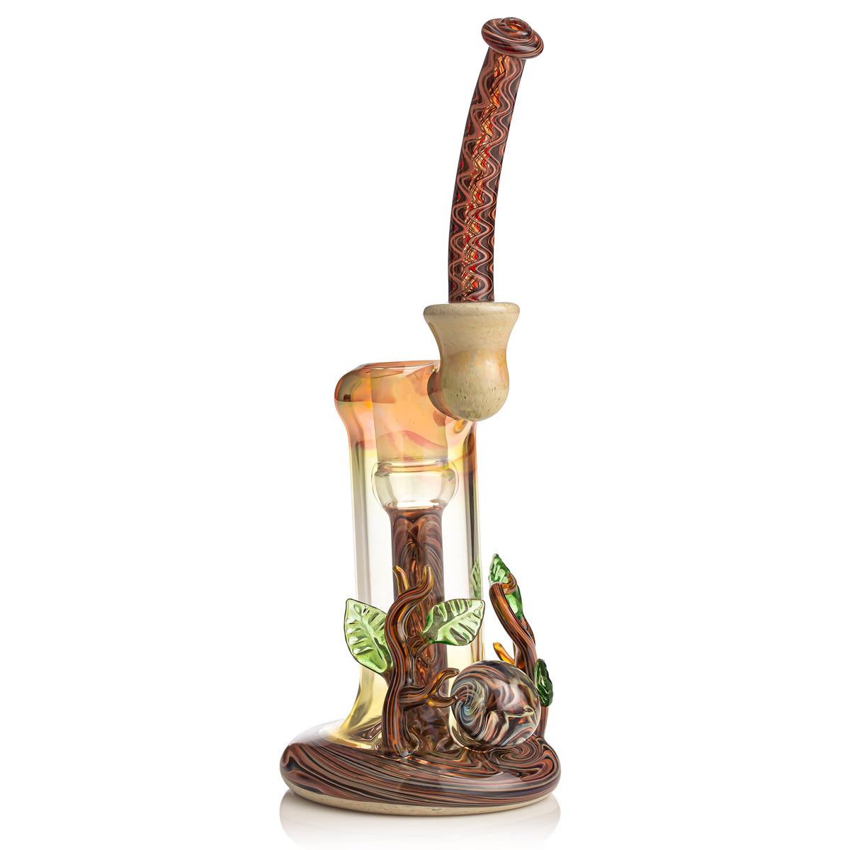 Chase Adams x Tacoma Brian Woodgrain and Leaves Dewar Bubbler