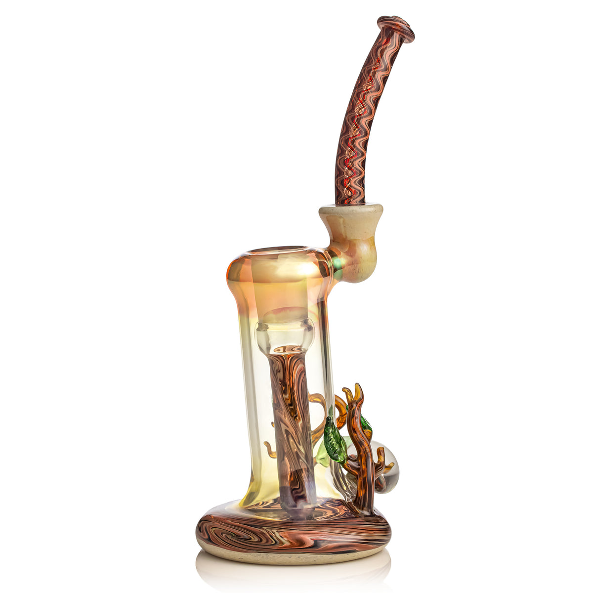 Chase Adams x Tacoma Brian Woodgrain and Leaves Dewar Bubbler