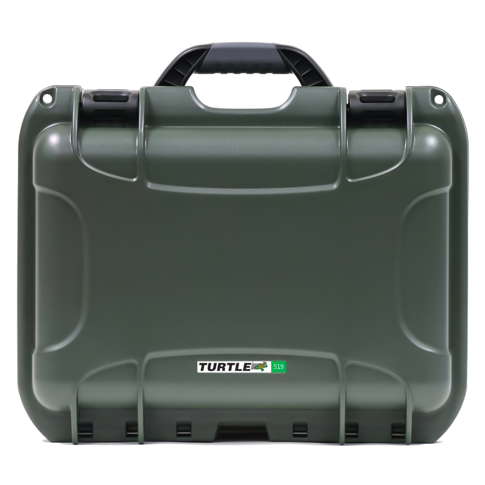 Turtle Case 519 Protective Hard Shell Case - Olive Variant 