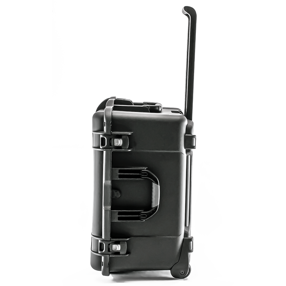 Turtle Case 760 Protective Hard Shell Case Sode View with Handle Out 