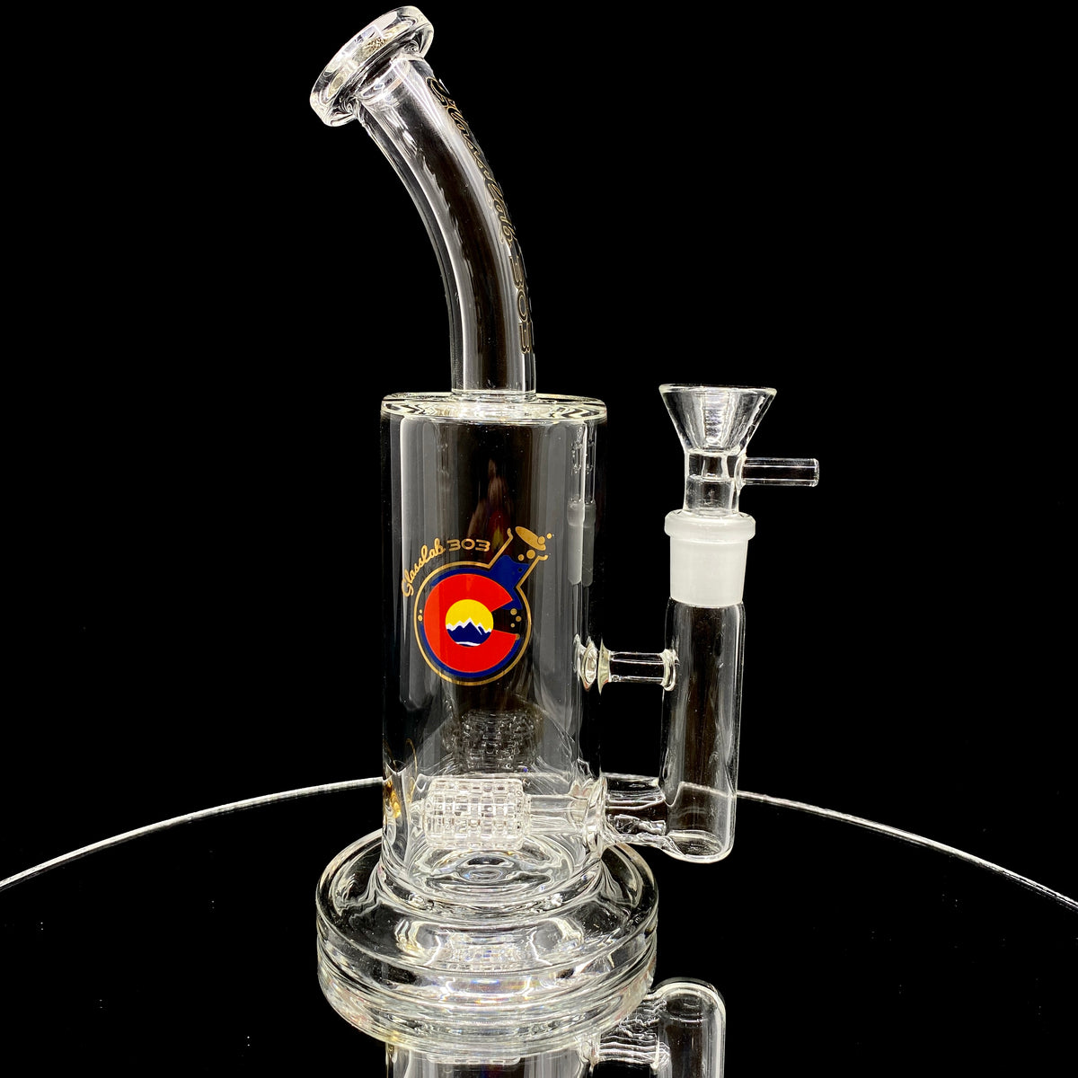 GlassLab 303 Gridded Barrel Inline Banger Hanger