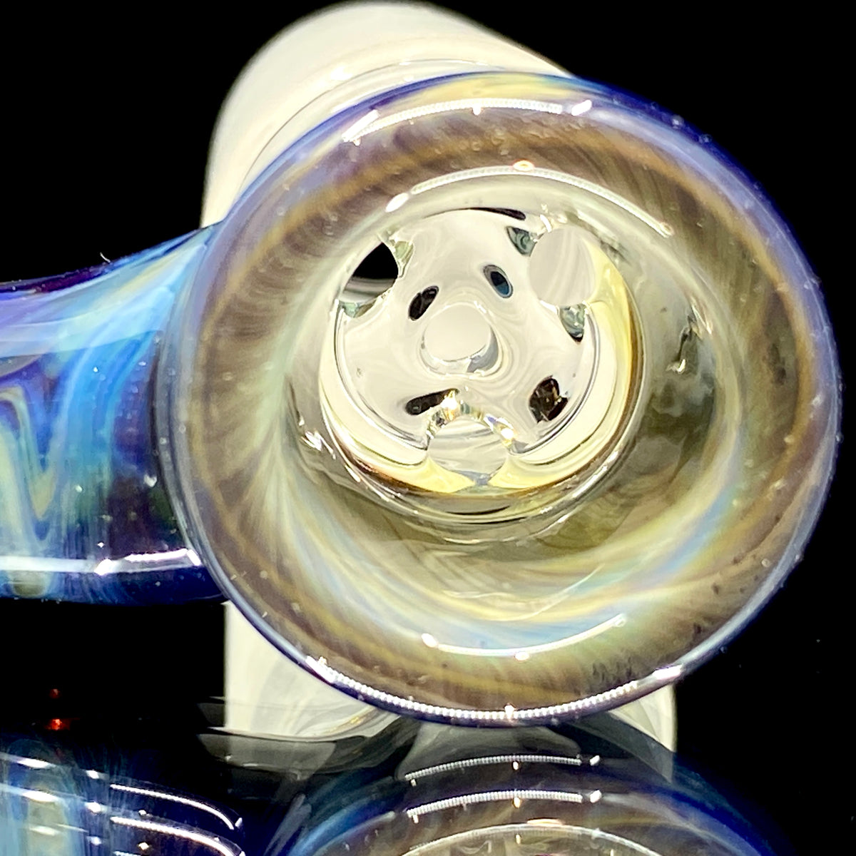 DC Glass Arts Horn Handle 18mm 4-Hole Slide