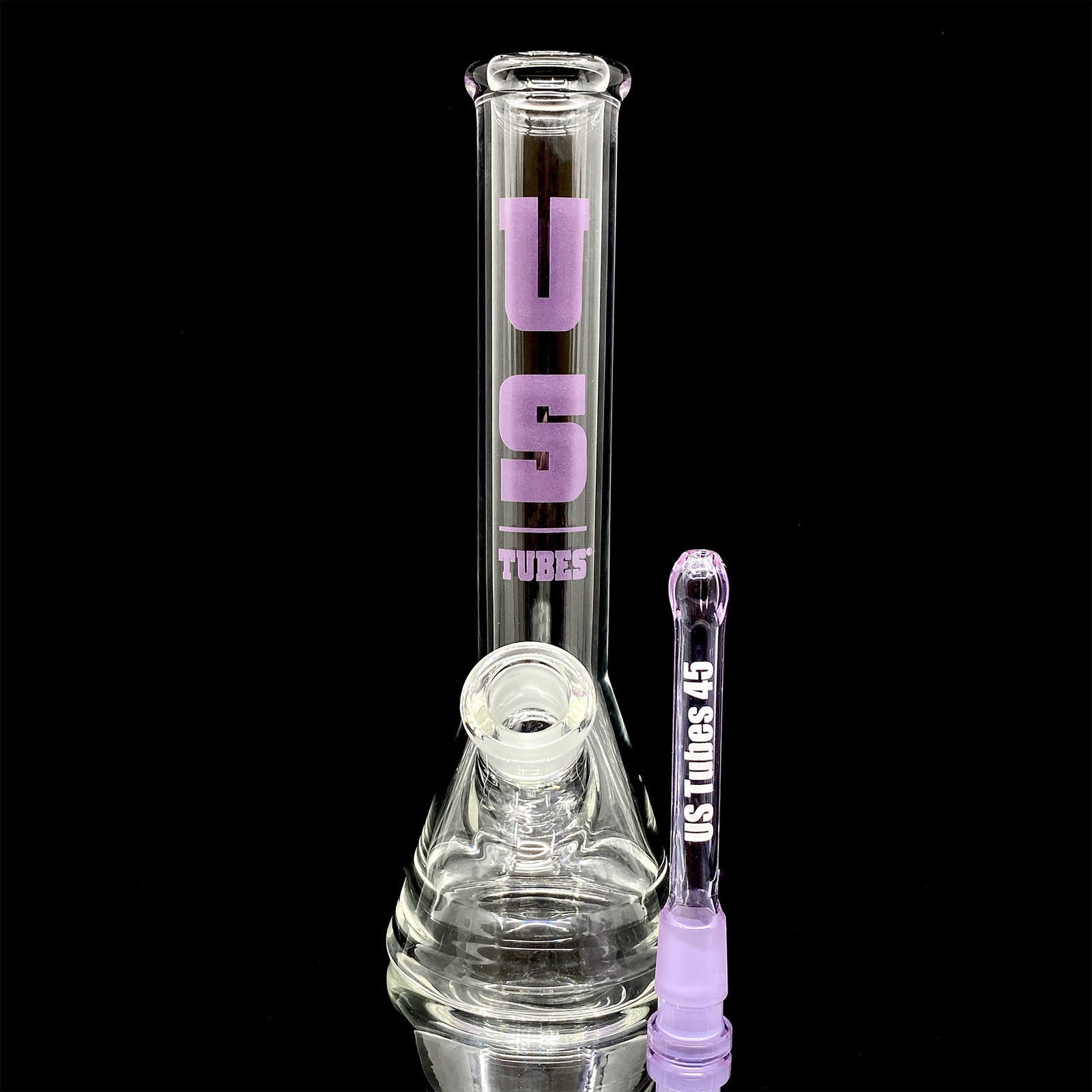 US Tubes Simple Beaker 38, 10 Inch, 19mm Joint