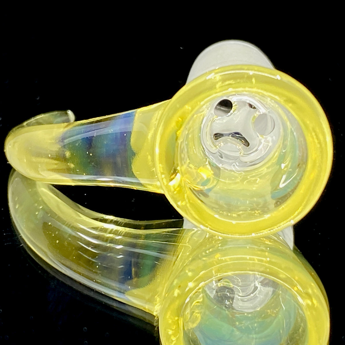 DC Glass Arts Horn Handle 14mm 3-Hole Slide