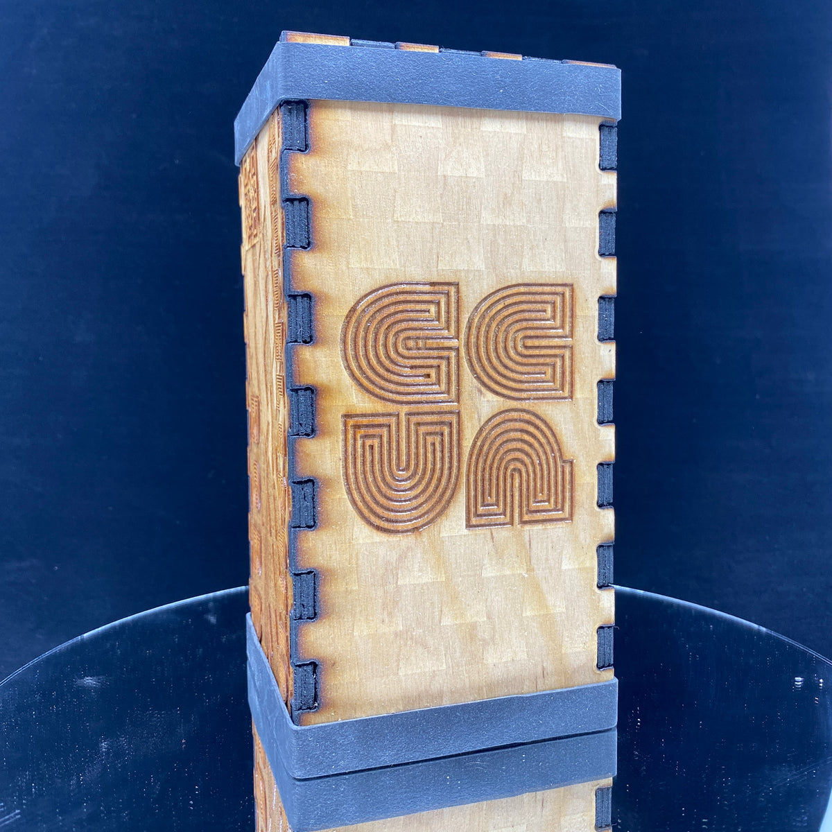 Crunklestein 10mm Tiny Tube with Laser Engraved Wooden Case