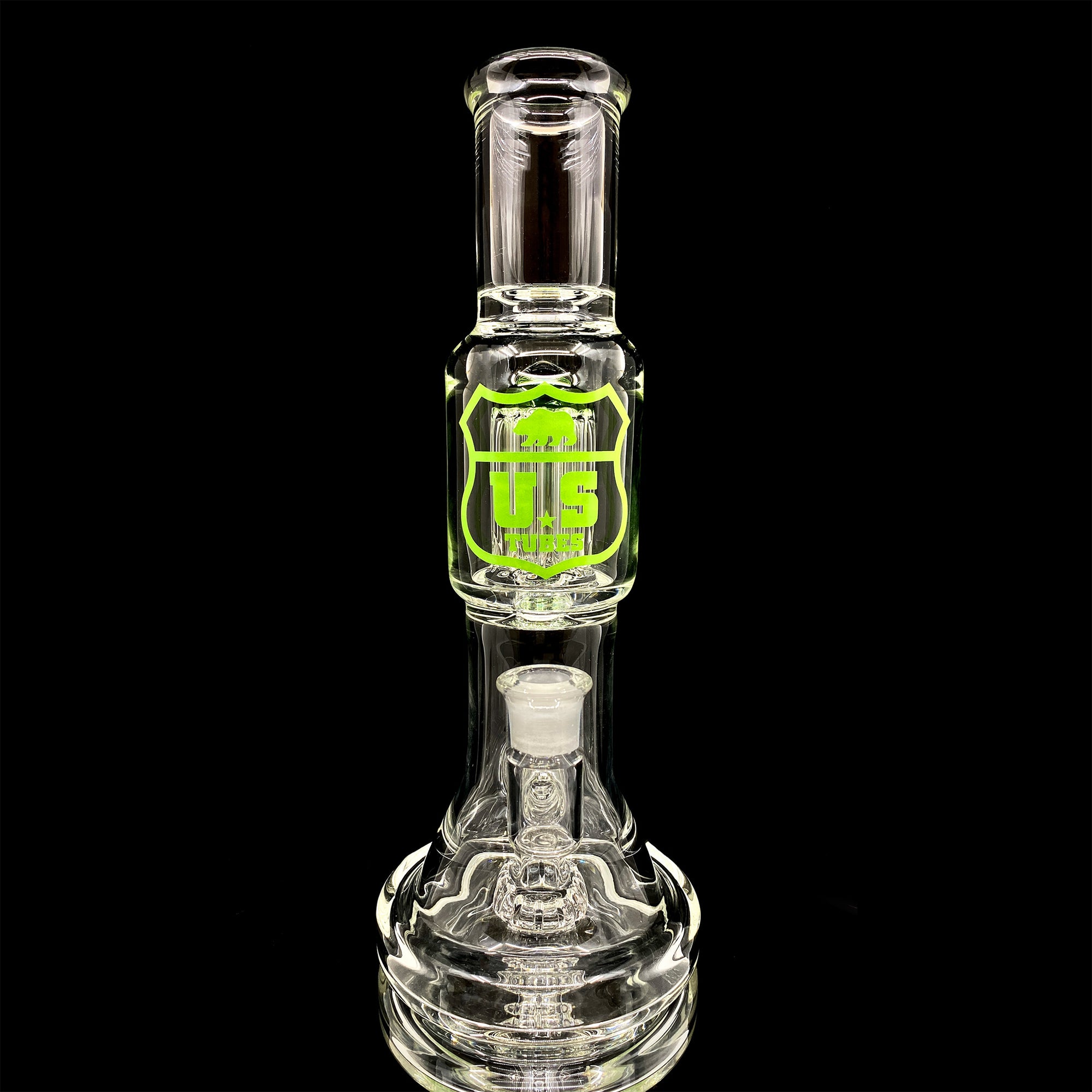 US Tubes Simple Hybrid Fixed with 10 Arm Tree Perc 55, 12 Inch, 14mm