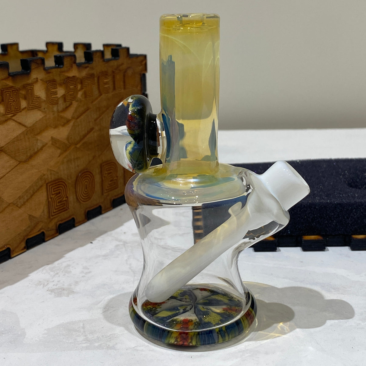 Crunklestein 10mm Tiny Tube with Laser Engraved Wooden Case