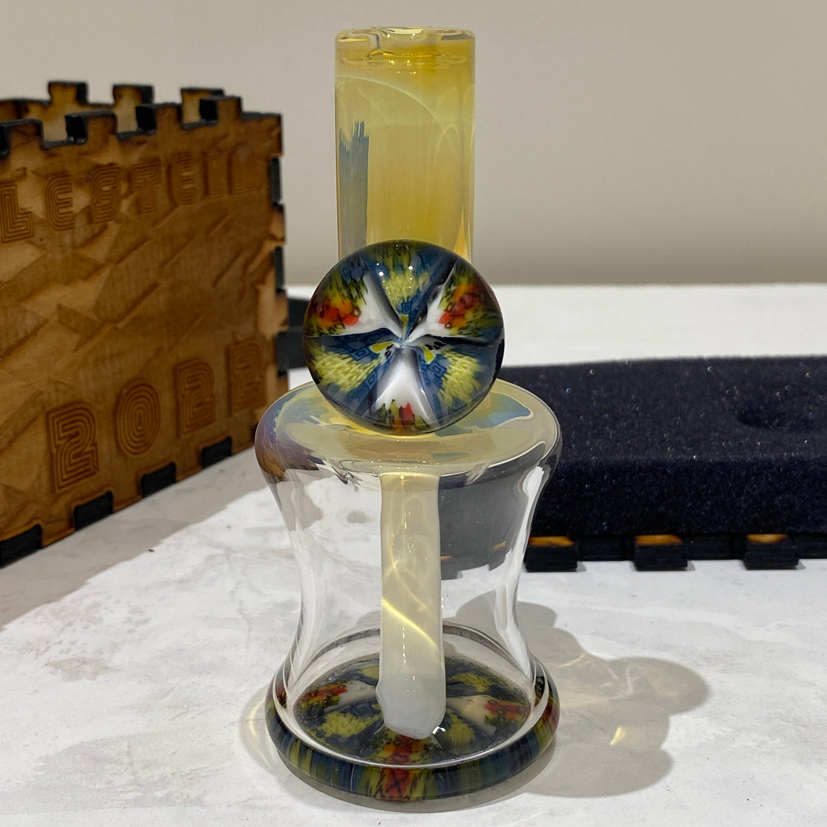 Crunklestein 10mm Tiny Tube with Laser Engraved Wooden Case