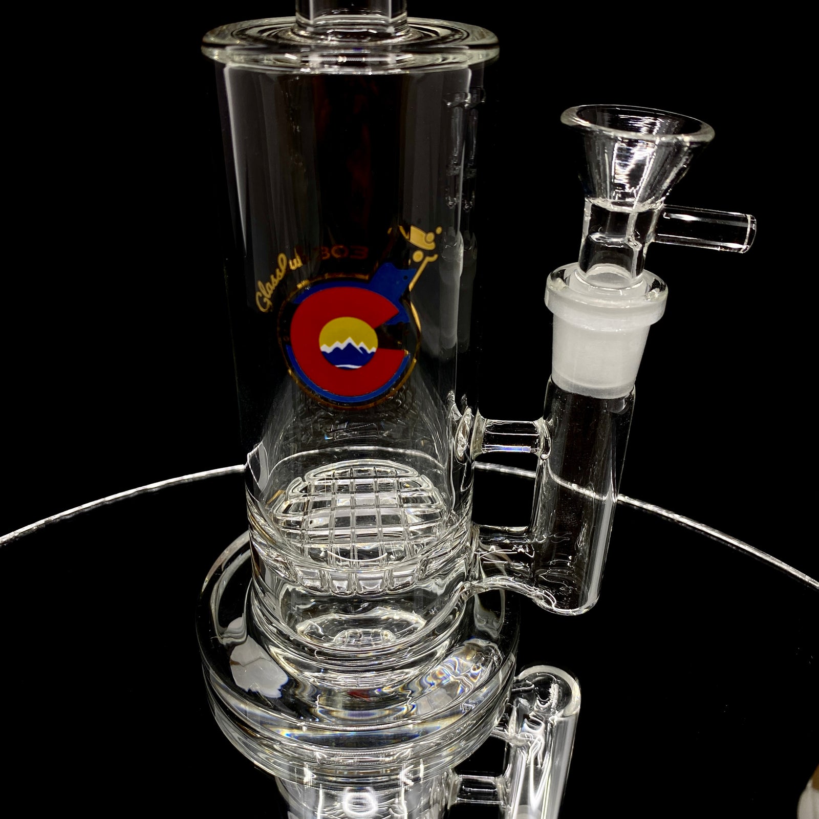 GlassLab 303 Gridded Disk Banger Hanger