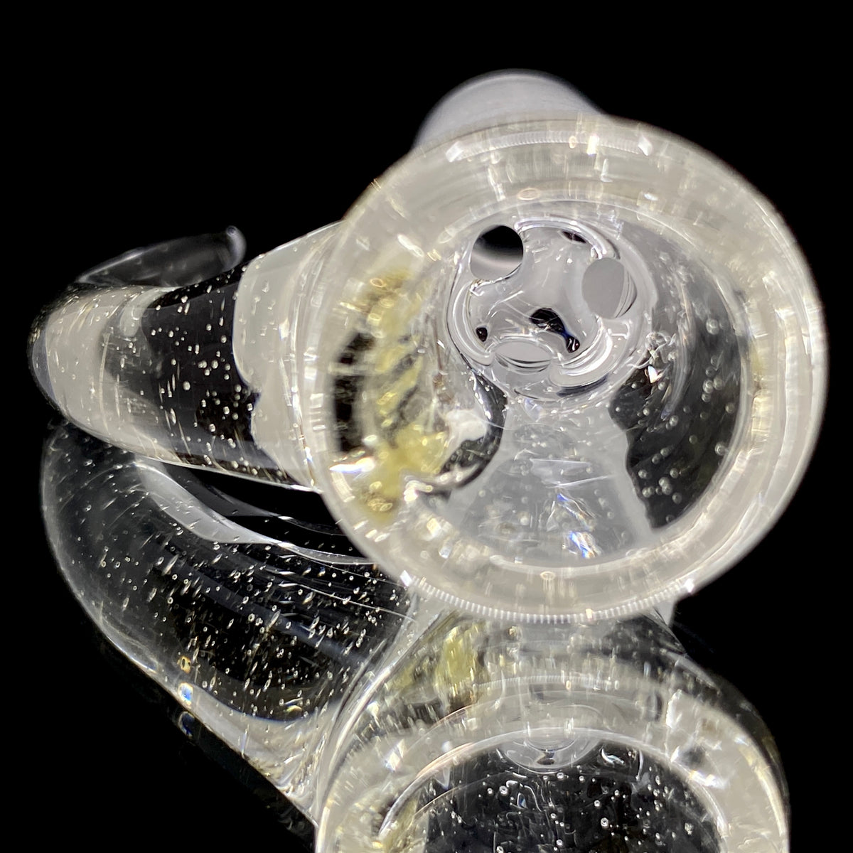 DC Glass Arts Horn Handle 14mm 3-Hole Slide