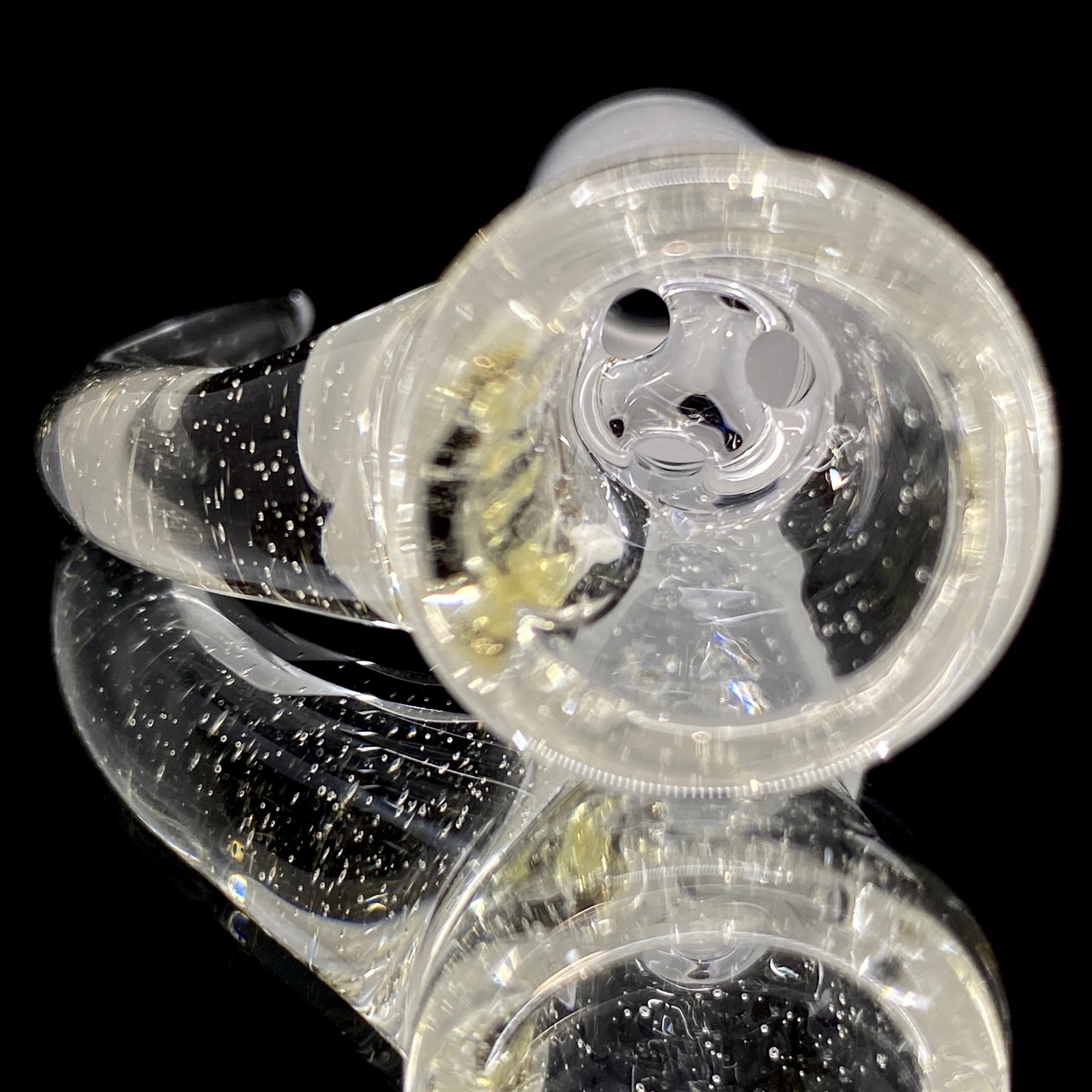 DC Glass Arts Horn Handle 14mm 3-Hole Slide