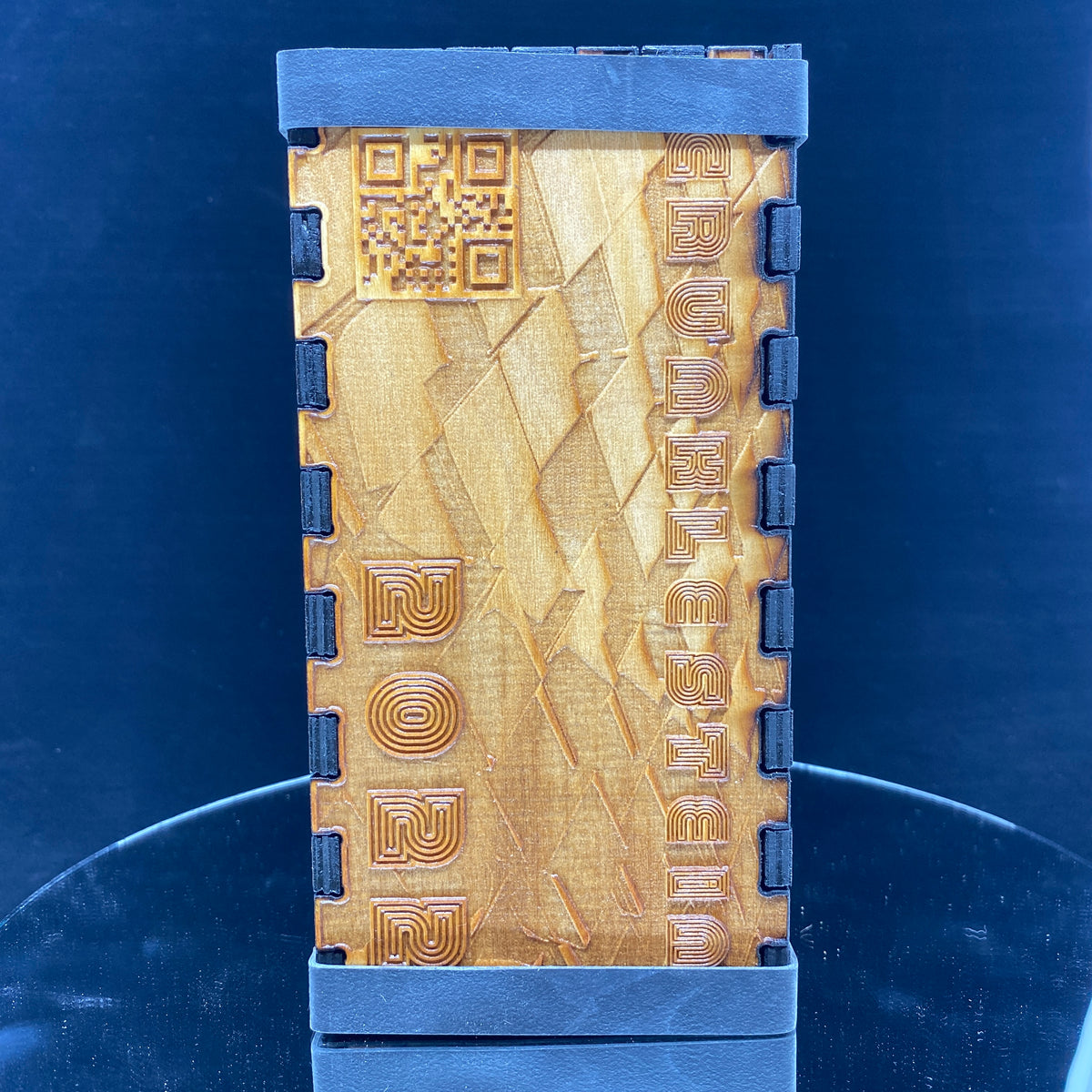 Crunklestein 10mm Tiny Tube with Laser Engraved Wooden Case