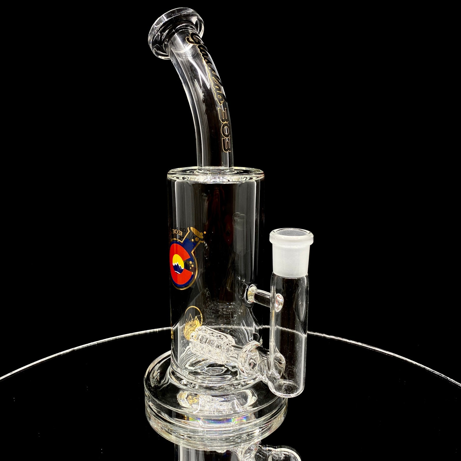 GlassLab 303 Gridded Barrel Inline Banger Hanger