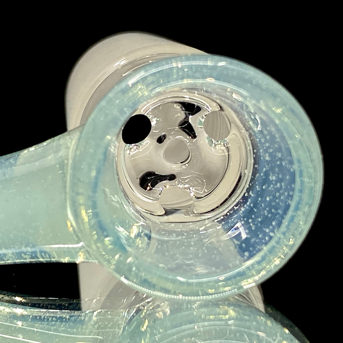 DC Glass Arts Horn Handle 18mm 4-Hole Slide