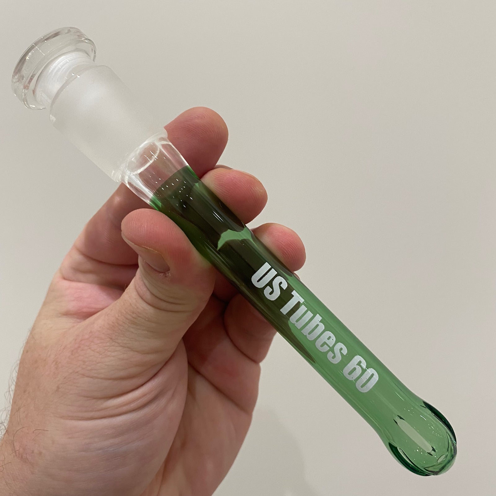 US Tubes Downstem, 3 Cut Showerhead, 24mm