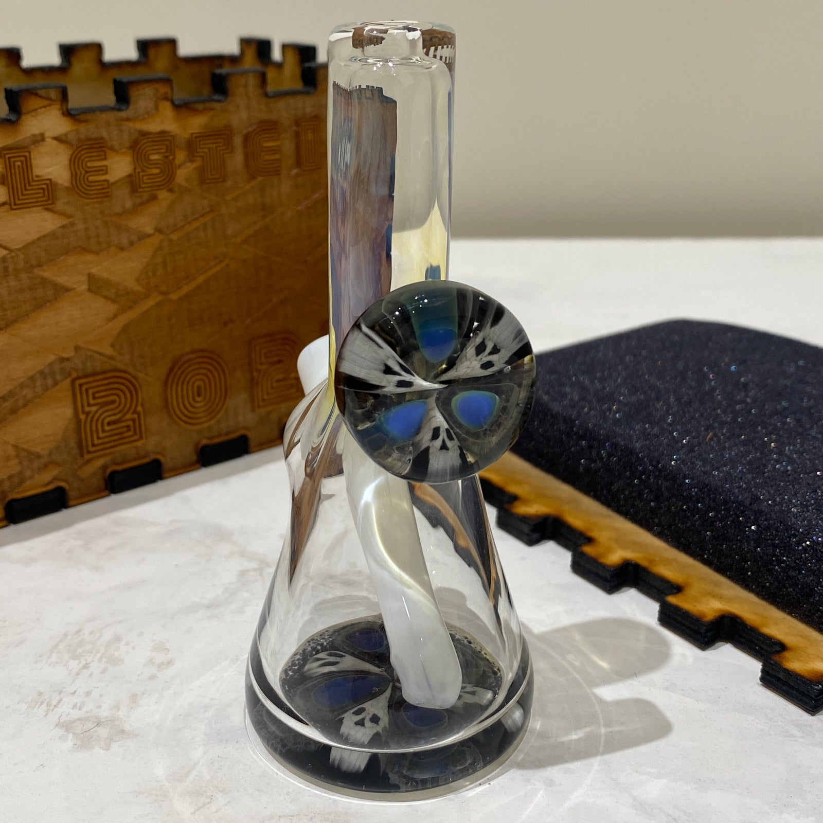 Crunklestein 10mm Tiny Tube with Laser Engraved Wooden Case