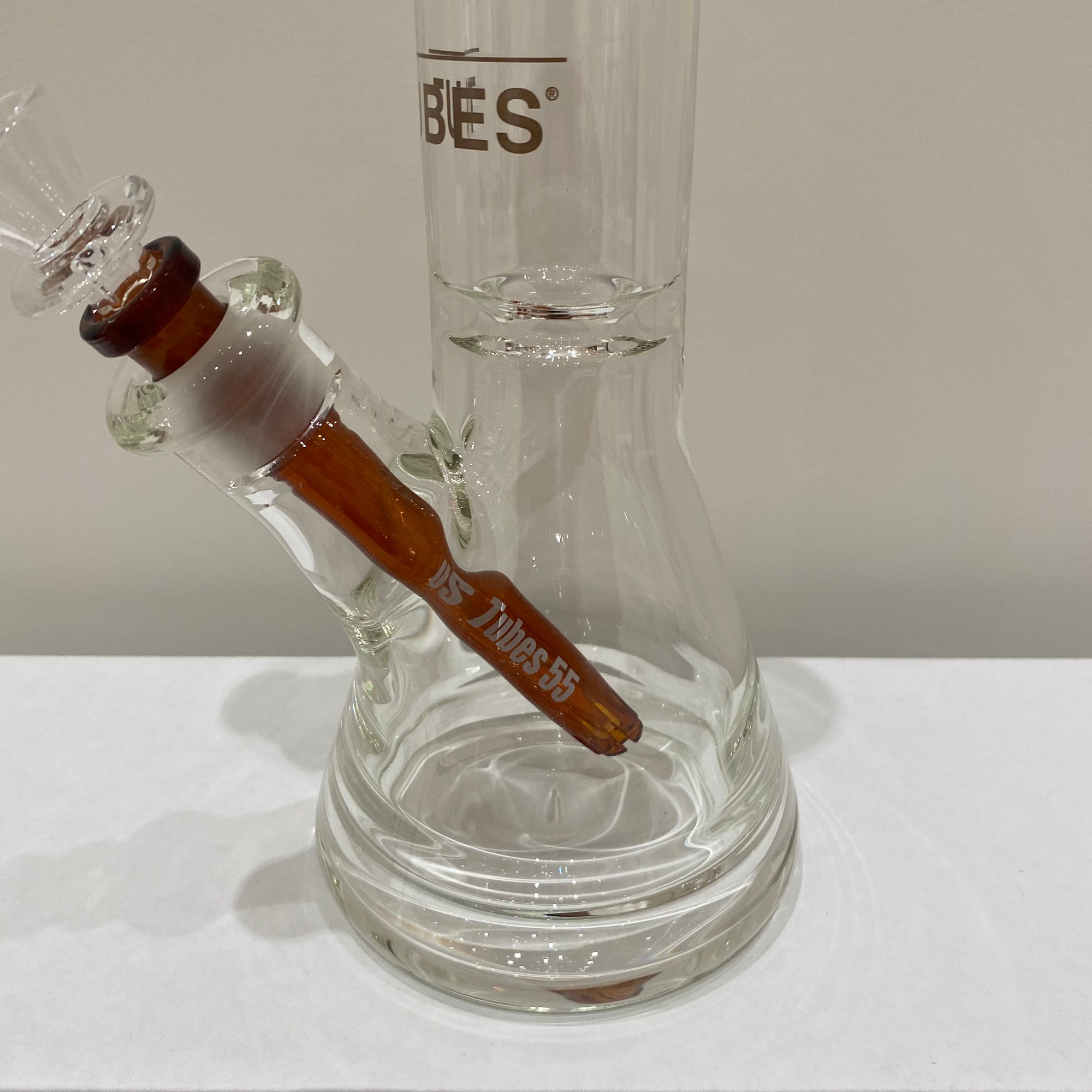 US Tubes Beaker 59, 12 Inch, Constriction, 19mm Joint