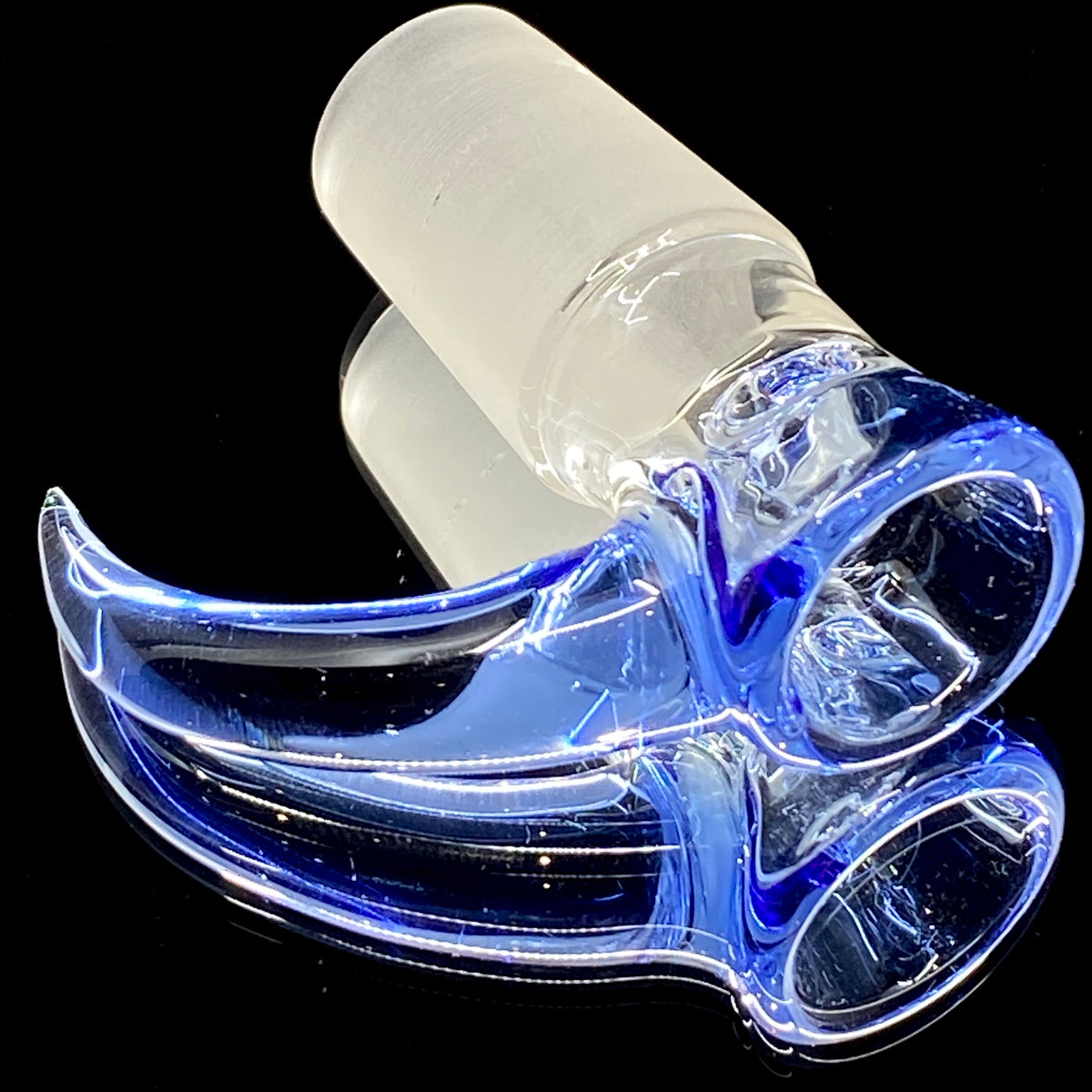 DC Glass Arts Horn Handle 18mm 4-Hole Slide