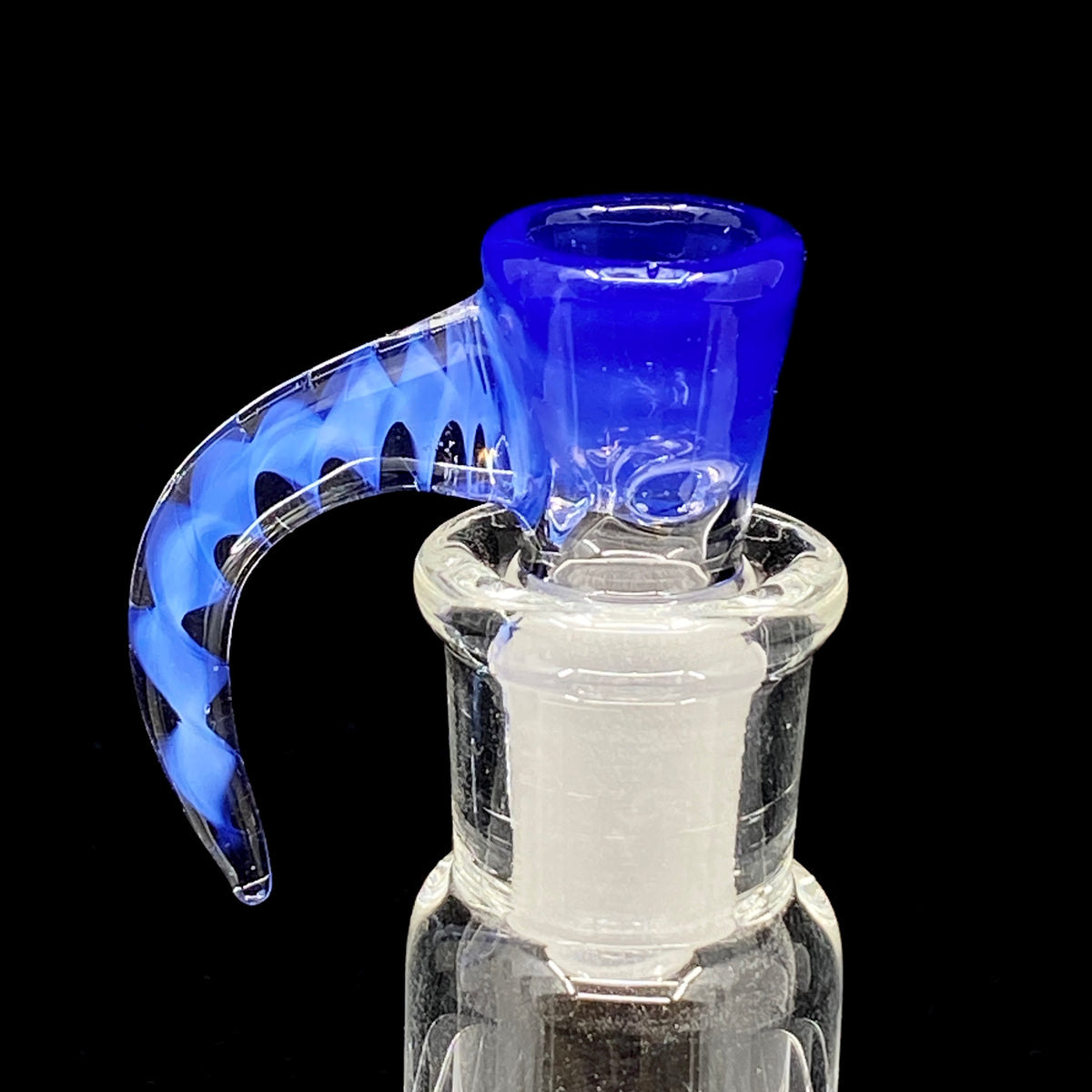 DC Glass Arts Spiral Horn Handle 14mm 3-Hole Slide