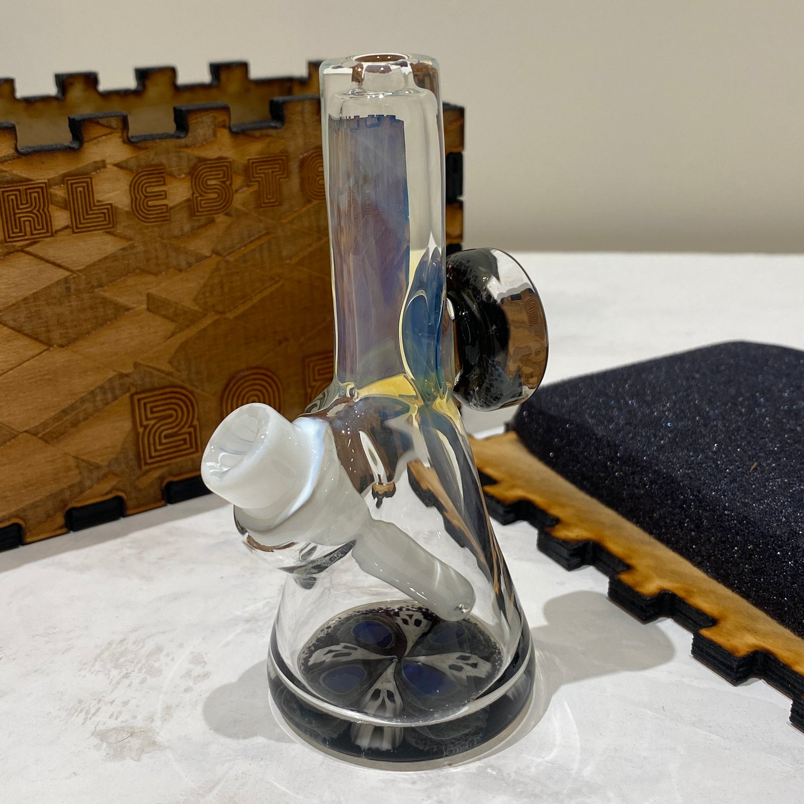 Crunklestein 10mm Tiny Tube with Laser Engraved Wooden Case