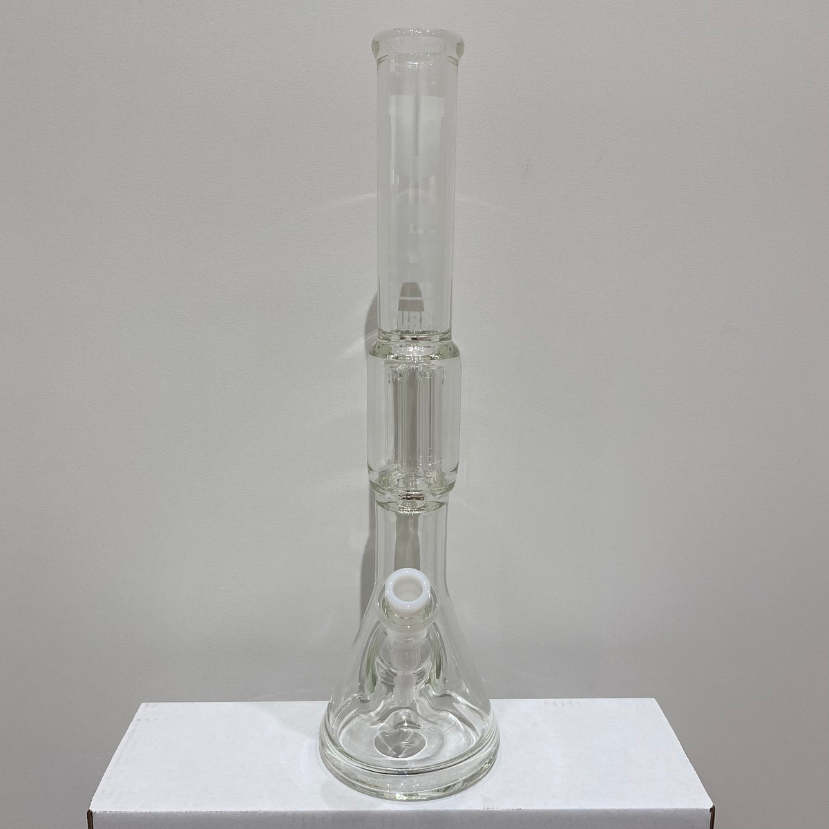US Tubes 19 Inch Beaker with 4 Arm Tree Percolator 50 x 7mm and 24mm Joint