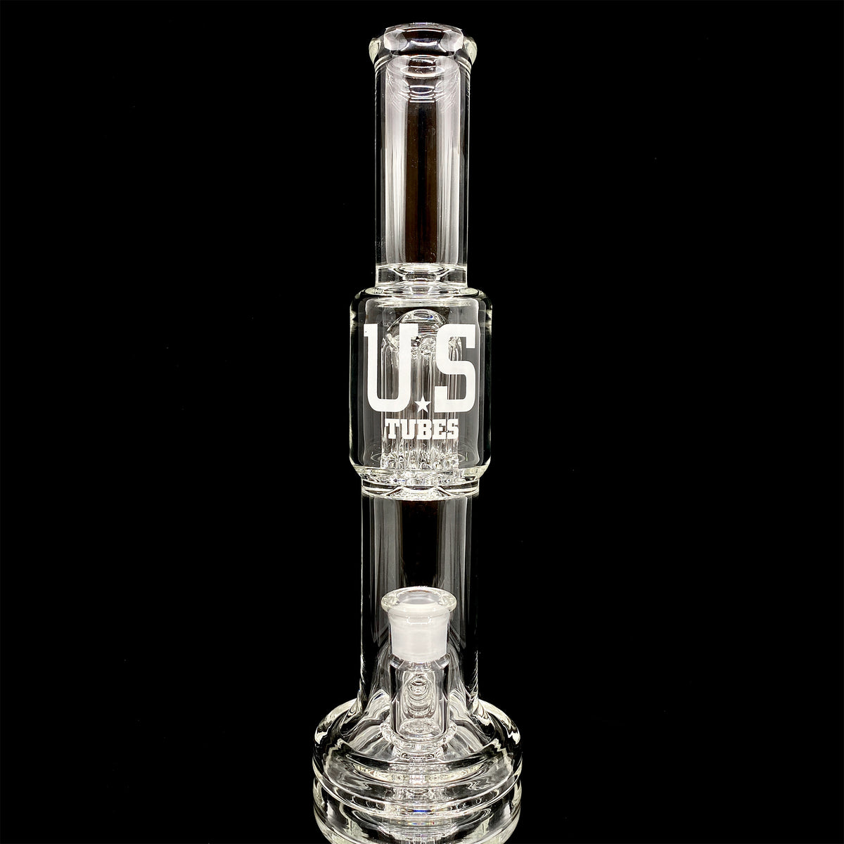 US Tubes Simple Hybrid Fixed with 6 Arm Tree Perc 55, 12 Inch, 14mm